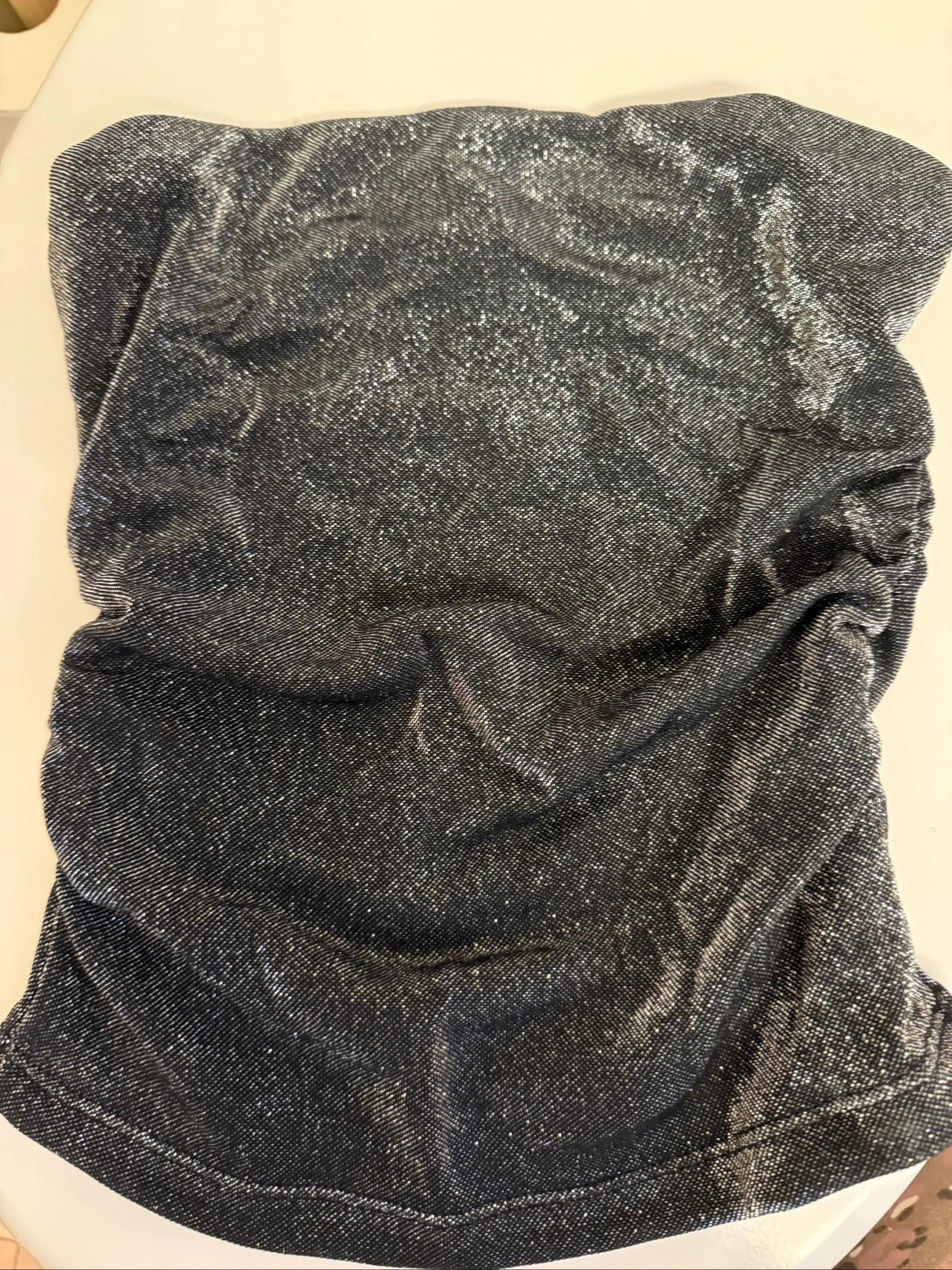 Bershka, top bandeau con lentejuelas, talla XS, nuevo sin etiqueta – photo 3